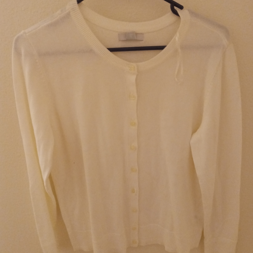 White womens button up